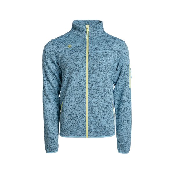 SAMAUN M V3 Męska kurtka polarowa termiczna z wysokim kołnierzem i kieszeniami z. Niebieskie kurtki Izas, m, bez wzorów, z dzianiny, bez kaptura. Za 269.52 zł.