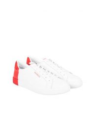 Bikkembergs Sneakersy "Saul" | B4BKM0169 | Saul | Mężczyzna | Biały, Czerwony. Białe buty sportowe casual Bikkembergs, bez wzorów, ze skóry ekologicznej, bez zapięcia. W wyprzedaży za 459.00 zł.