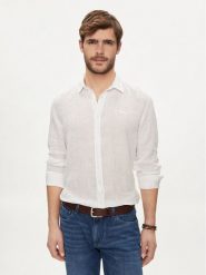 Pepe Jeans Koszula Paytton PM308523 Biały Regular Fit. Białe koszule Pepe Jeans, m, bez wzorów, z jeansu, bez kołnierzyka, bez ramiączek. Za 279.00 zł.