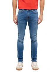 Męskie Spodnie Jeansowe Mustang Style Frisco Skinny Denim Blue 1017419 5000 583. Niebieskie trapery Mustang, z denimu, bez zapięcia. Za 239.99 zł.