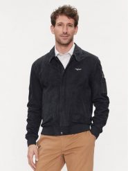 Aeronautica Militare Kurtka skórzana 241PN5033PL216 Niebieski Regular Fit. Niebieskie kurtki Aeronautica Militare, m, bez wzorów, ze skóry, bez kaptura. Za 2,439.00 zł.