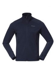 Bergans Kurtka polarowa w kolorze granatowym rozmiar: XL. Niebieskie kurtki Bergans, xl, bez wzorów, z materiału, bez kaptura. Za 340.59 zł.