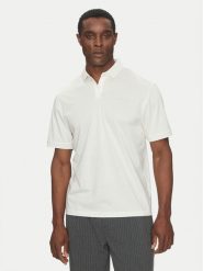 Richmond X Polo UMP25333PO Biały Regular Fit. Białe koszulki polo RICHMOND X, m, bez wzorów, z lyocellu, bez kołnierzyka, bez ramiączek. Za 319.99 zł.
