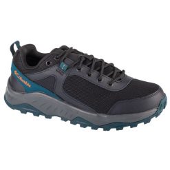 Buty trekkingowe męskie, Trailstorm Ascend WP. Czarne buty trekkingowe Columbia, bez wzorów, z materiału, bez zapięcia, trekkingowe. Za 299.99 zł.