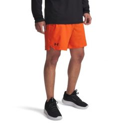 Tkane szorty Under Armour Vanish. Brązowe szorty Under Armour, bez wzorów, sportowe. Za 240.50 zł.