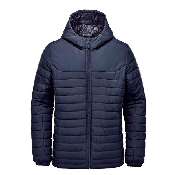 Męska Bluza Z Kapturem Nautilus Full Zip. Niebieskie bluzy STORMTECH, m, bez wzorów, z kapturem. Za 393.99 zł.