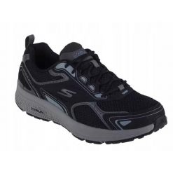 Buty do biegania męskie, Skechers Go Run Consistent. Czarne buty do biegania Skechers, bez wzorów, bez zapięcia, do biegania. Za 252.99 zł.