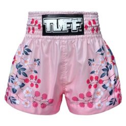 Spodenki treningowe TUFF Pink Sakura. Czerwone krótkie spodenki sportowe TUFF, bez wzorów. Za 149.00 zł.
