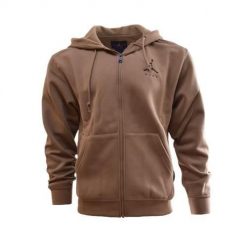 Bluza sportowa męska Nike Air Jordan. Brązowe bluzy z kapturem Nike, l, bez wzorów, z kapturem. Za 483.00 zł.