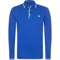 Koszulka polo "Pro" - Regular fit - w kolorze niebieskim. Koszulki polo marki Sir Raymond Taylor, z haftami, z bawełny, polo, z długim rękawem. W wyprzedaży za 108.95 zł.