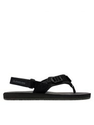 Quiksilver Sandały Carver AQYL101376 Czarny. Czarne sandały Quiksilver, z materiału, bez zapięcia. Za 129.99 zł.