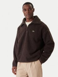 Lacoste Polar SH5500 Brązowy Relaxed Fit. Brązowe bluzy z polaru LACOSTE, m, bez wzorów, z polaru, bez kaptura. Za 819.99 zł.