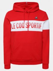 Le Coq Sportif Bluza Unisex 2320729 Czerwony Regular Fit. Czerwone bluzy le coq sportif, m, bez wzorów, z bawełny, bez kaptura. Za 249.99 zł.