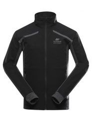 Alpine Pro Kurtka softshellowa "Ukeb" w kolorze czarno-szarym rozmiar: L. Czarne kurtki outdoor i hardshell Alpine Pro, l, bez wzorów, bez kaptura. Za 265.39 zł.