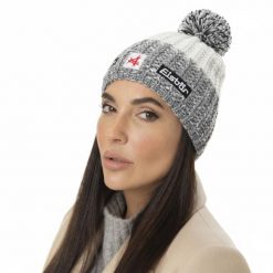 Czapka Eisbar Refocus Pompon MÜ SA. Szare czapki zimowe Eisbar, bez wzorów, z wełny. Za 205.51 zł.