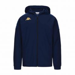 Kurtka z dresu Kappa Grevolo. Niebieskie kurtki Kappa, m, bez wzorów, z dresówki, bez kaptura. Za 229.20 zł.