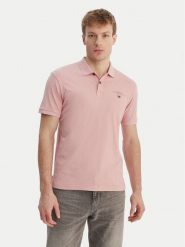 Napapijri Polo Elbas NP0A4GB4 Różowy Regular Fit. Czerwone koszulki polo Napapijri, m, bez wzorów, z bawełny, bez kołnierzyka, bez ramiączek. Za 299.99 zł.