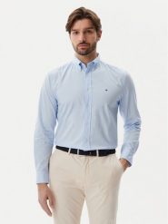 Tommy Hilfiger Koszula Core Flex MW0MW39988 Błękitny Regular Fit. Niebieskie koszule Tommy Hilfiger, m, bez wzorów, z bawełny, bez kołnierzyka, bez ramiączek. Za 239.99 zł.