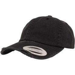 Czapka Z Daszkiem O Niskim Profilu. Szare czapki z daszkiem FLEXFIT, bez wzorów, z bawełny. Za 76.99 zł.