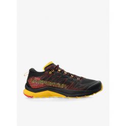 Buty trailowe męskie La Sportiva Jackal II GTX. Czarne buty turystyczne La Sportiva, bez wzorów, bez zapięcia. Za 776.99 zł.