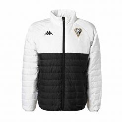 Kurtka puchowa Angers SCO Arseco 6 2022/23. Białe kurtki Kappa, bez wzorów, z puchu, bez kaptura. Za 403.00 zł.