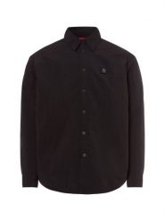 HUGO koszula casual - Ellisce Mężczyźni Comfort Fit czarny, L. Czarne koszule Hugo, l, bez wzorów, z tkaniny, bez kołnierzyka, bez ramiączek. Za 599.95 zł.