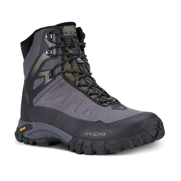 Buty trekkingowe Trezeta Shan waterproof. Zielone trekkingi TREZETA, bez wzorów, bez zapięcia. Za 599.00 zł.