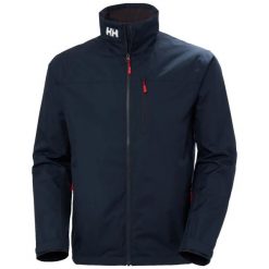Kurtka wodoodporna Helly Hansen Crew 2.0. Niebieskie kurtki Helly Hansen, m, bez wzorów, z kapturem. Za 692.50 zł.