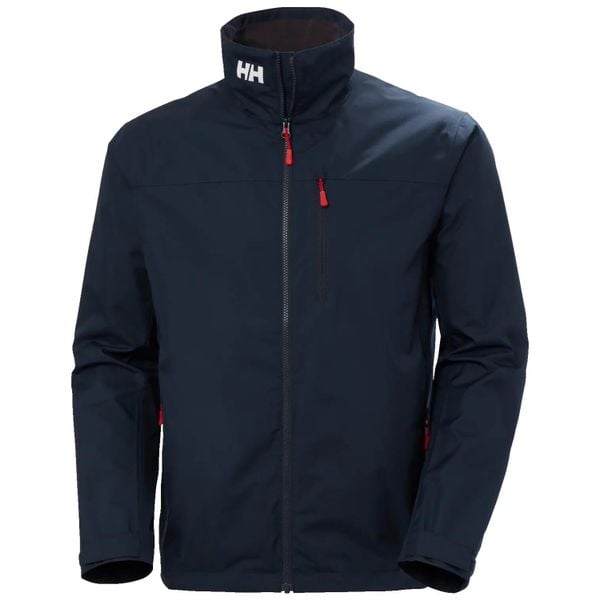 Kurtka wodoodporna Helly Hansen Crew 2.0. Niebieskie kurtki Helly Hansen, m, bez wzorów, z kapturem. Za 692.50 zł.