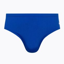 Slipy kąpielowe męskie Nike Hydrastrong Solid Brief. Niebieskie kąpielówki Nike, m, bez wzorów. Za 98.99 zł.