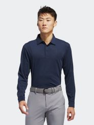 Adidas Koszulka polo w kolorze granatowym rozmiar: M. Niebieskie koszulki polo Adidas, m, bez wzorów, bez kołnierzyka, bez ramiączek. Za 154.95 zł.