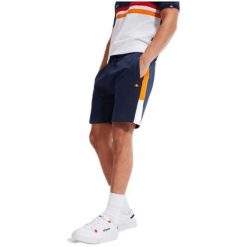 Spodenki męskie Ellesse Turi. Niebieskie krótkie spodenki sportowe Ellesse, l, bez wzorów, z bawełny. Za 187.99 zł.