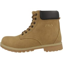 Buty męskie turystyczne trekinng Fila MAVERICK MID CHIPMUNK. Brązowe buty turystyczne Fila, bez wzorów, bez zapięcia, trekkingowe. W wyprzedaży za 219.00 zł.