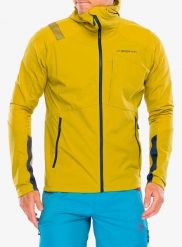 Kurtka softshell męska La Sportiva Aequilibrium Speed Jacket. Żółte kurtki La Sportiva, m, bez wzorów, z materiału, bez kaptura. Za 731.49 zł.
