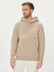 Under Armour Bluza Ua Essential Flc Blocked Hd 1383070-299 Khaki Loose Fit. Brązowe bluzy bez kaptura Under Armour, m, bez wzorów, z bawełny, bez kaptura. Za 159.99 zł.