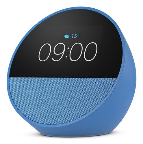 Amazon Echo Spot (2024) Ocean Blue B0BFC8DR7C. Niebieskie głośniki przenośne Amazon. Za 336.99 zł.