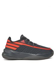 Adidas Sneakersy Front Court ID8590 Szary. Szare buty sportowe casual Adidas, bez wzorów, ze skóry, bez zapięcia. Za 249.99 zł.