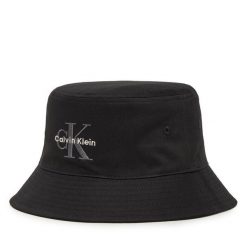 Kapelusz Calvin Klein Jeans. Czarne kapelusze Calvin Klein Jeans, bez wzorów, z jeansu. Za 179.99 zł.