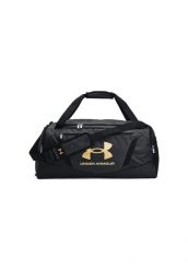 Niezaprzeczalna torba sportowa Under Armour 5.0. Czarne torby na ramię Under Armour, bez wzorów, z materiału, na ramię, duże, bez dodatków. Za 195.40 zł.