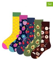 Lucky Socks Skarpety (5 par) ze wzorem rozmiar: 37-44. Skarpety Lucky Socks, bez wzorów, prążkowane. Za 60.99 zł.