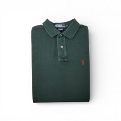 Second life - Męskie czarne polo z krótkim rękawem - Stan bardzo dobry. Czarne koszulki polo RALPH LAUREN, m, bez wzorów, bez kołnierzyka, bez ramiączek, na golfa. Za 127.76 zł.