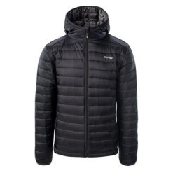 Kurtka Męska Cash. Czarne kurtki Hi-tec, l, bez wzorów, z materiału, z kapturem. Za 360.99 zł.