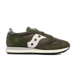 Buty do chodzenia męskie Saucony Jazz 81. Zielone buty trekkingowe Saucony, bez wzorów, z gumy, bez zapięcia. Za 309.00 zł.