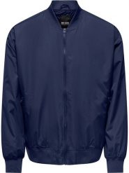 ONLY & SONS Kurtka "Gavin" w kolorze granatowym rozmiar: S. Niebieskie kurtki Only & Sons, s, bez wzorów, bez kaptura. Za 79.03 zł.