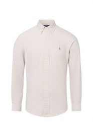 Polo Ralph Lauren Męska koszula casual Mężczyźni Regular Fit Bawełna beżowy jednolity, S. Brązowe koszule Polo Ralph Lauren, m, bez wzorów, z bawełny, bez kołnierzyka, bez ramiączek. Za 619.95 zł.