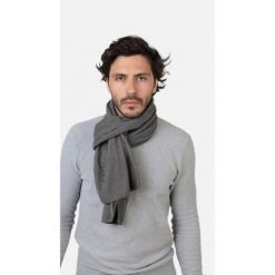 Polarowa chusta Barts. Szare szaliki Barts, bez wzorów, z polaru. Za 188.50 zł.
