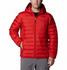 COLUMBIA Kurtka puchowa męska Lake 22 II Down Hooded Jacket sail red-S. Zielone kurtki Columbia, m, bez wzorów, z materiału, bez kaptura. Za 362.15 zł.