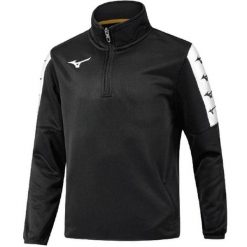 Bluza Mizuno Nara TT. Czarne bluzy Mizuno, bez wzorów, bez kaptura. Za 191.50 zł.
