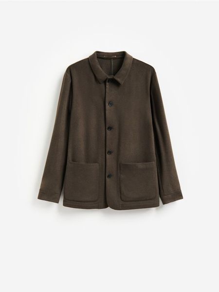 Marynarka z wełną - ciemnozielony. Zielone garnitury Reserved, l, bez wzorów, z tkaniny. Za 329.99 zł.
