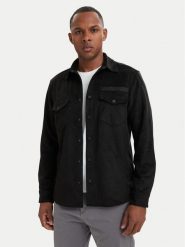 HUGO Koszula Ekel 50566311 Czarny Oversize. Czarne koszule Hugo, m, bez wzorów, z syntetyku, bez kołnierzyka, bez ramiączek. Za 799.99 zł.